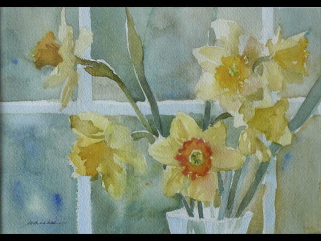 Daffodils in the Window
